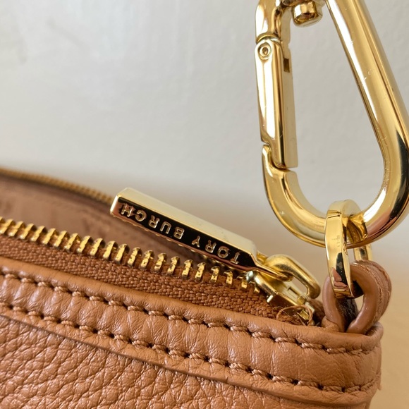 NWOT Tory Burch Leather Logo Bag - Picture 4 of 7